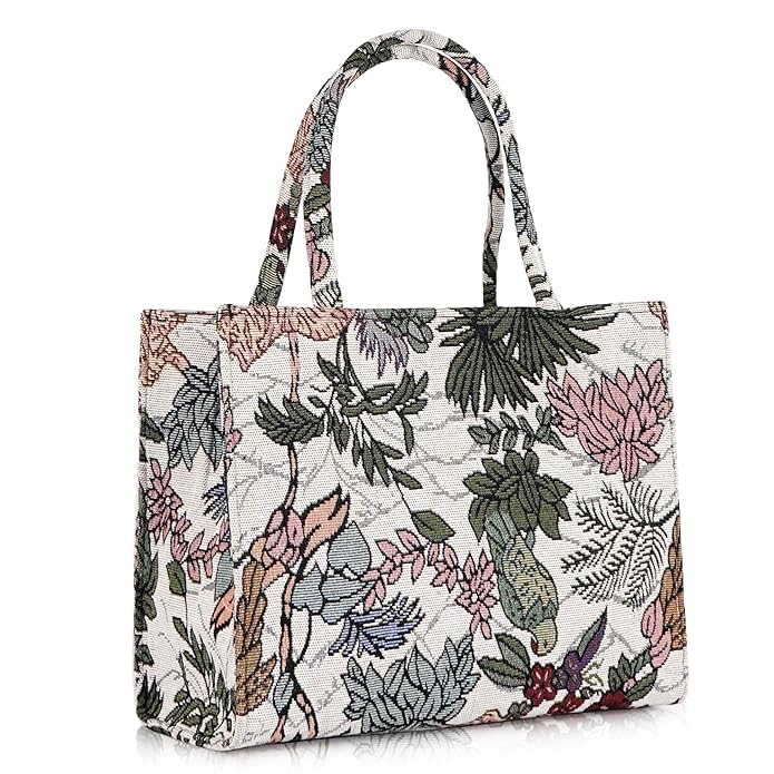 Women’s Designer Tote Bag | Premium Fabric Handbag with Strong Carry Handles